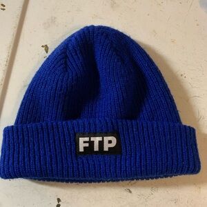 FTP blue beanie